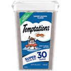 Salm&oacute;n Crujiente Y Suave Cl&aacute;sico De Cat Treats Temptations, 900 Ml
