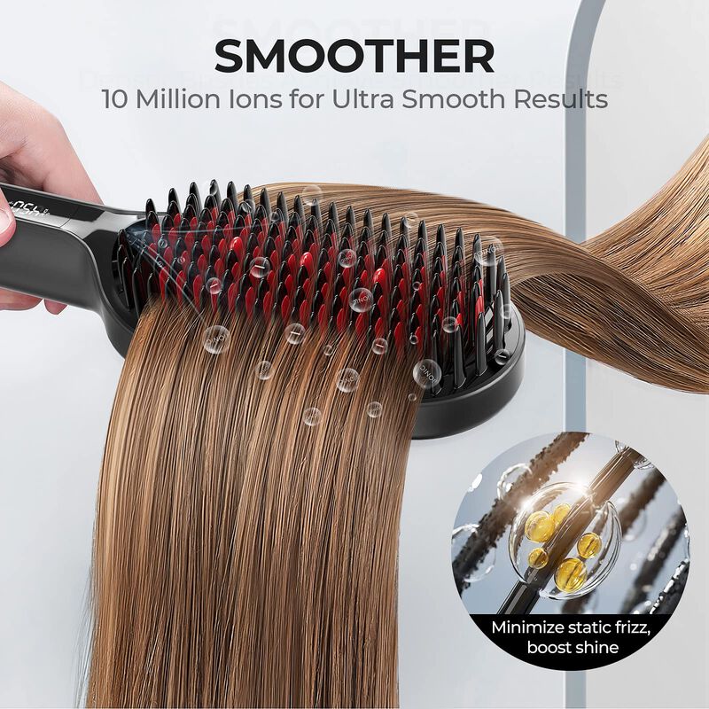 Cepillo Alisador De Pelo Tymo Ionic Plus 16 Tem... image number null