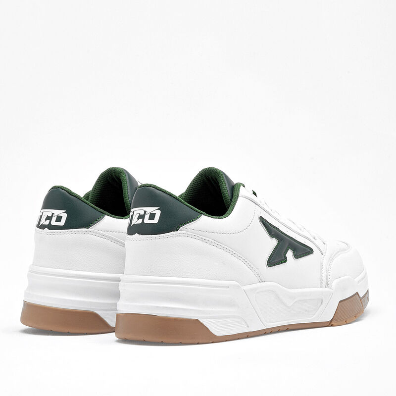 Trucco tenis para hombre blanco verde cod 14142... image number null