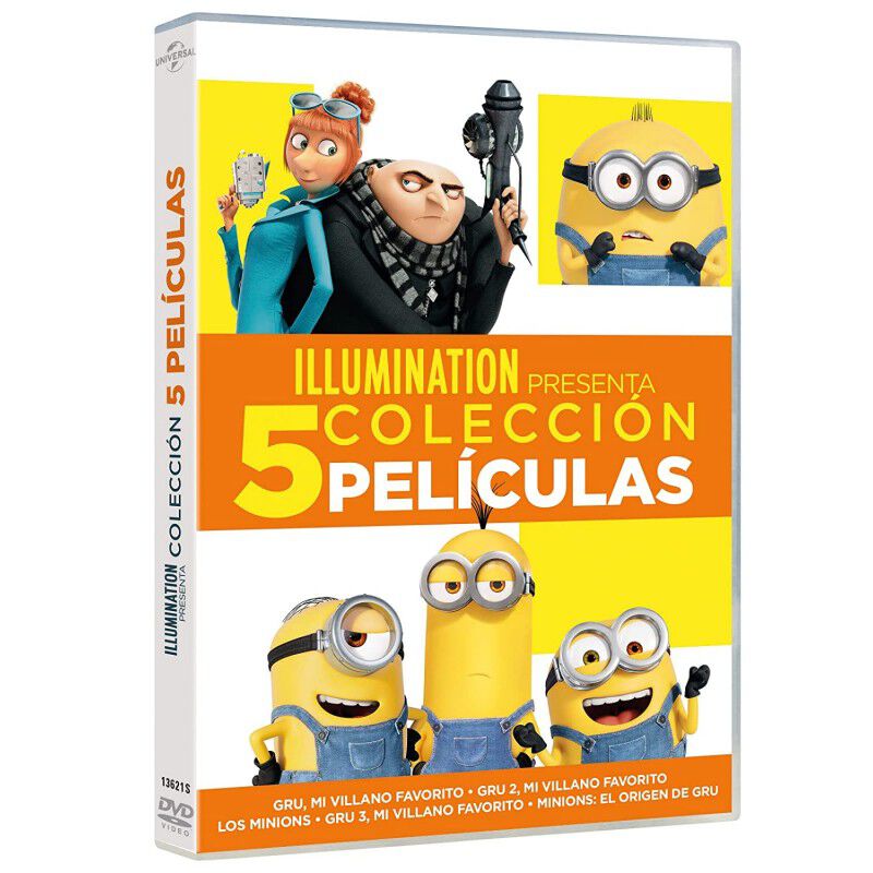 Minions 1-2 + Gru: Mi Villano Favorito 1-3 (dvd... image number null