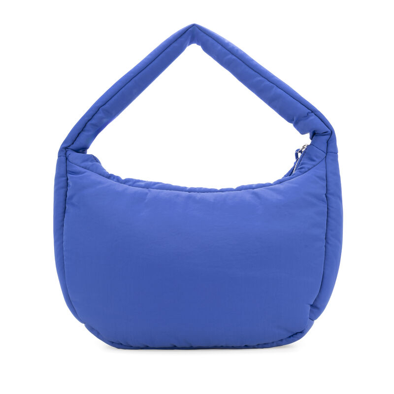Bolsa Hobo Grande Look Puffy Color Azul image number null