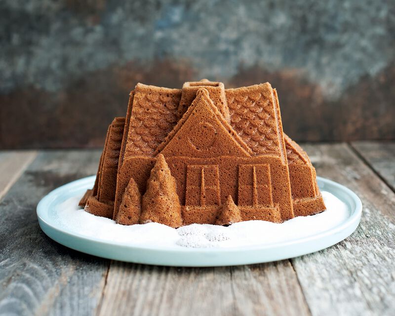 Bundt Pan Nordic Ware Gingerbread House, Alumin... image number null