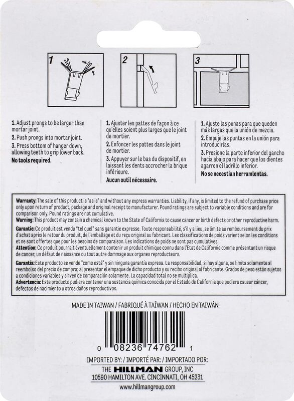 Bloque De Ladrillos Para Colgar Cuadros Hillman... image number null