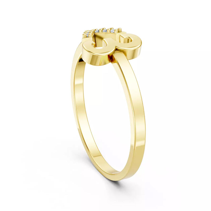 Anillo De Compromiso - Pav&eacute; - Mio36-rg-cz image number null