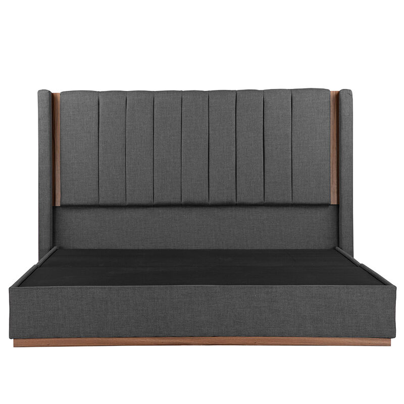 Cabecera King Size Dicasa Linz Con Base Cama Gr... image number null