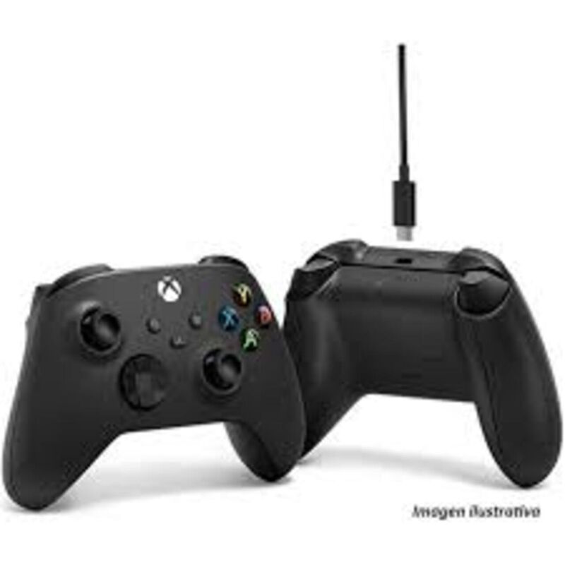 Control inalámbrico Xbox Carbón Black + cable ... image number null