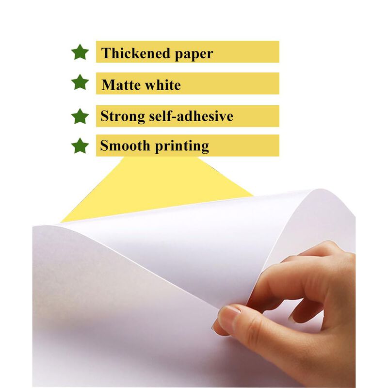 Papel adhesivo Miguming 45 hojas 21x29,7 cm mat... image number null