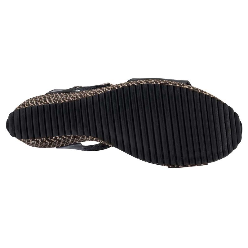 Moramora Sandalia para mujer negro image number null