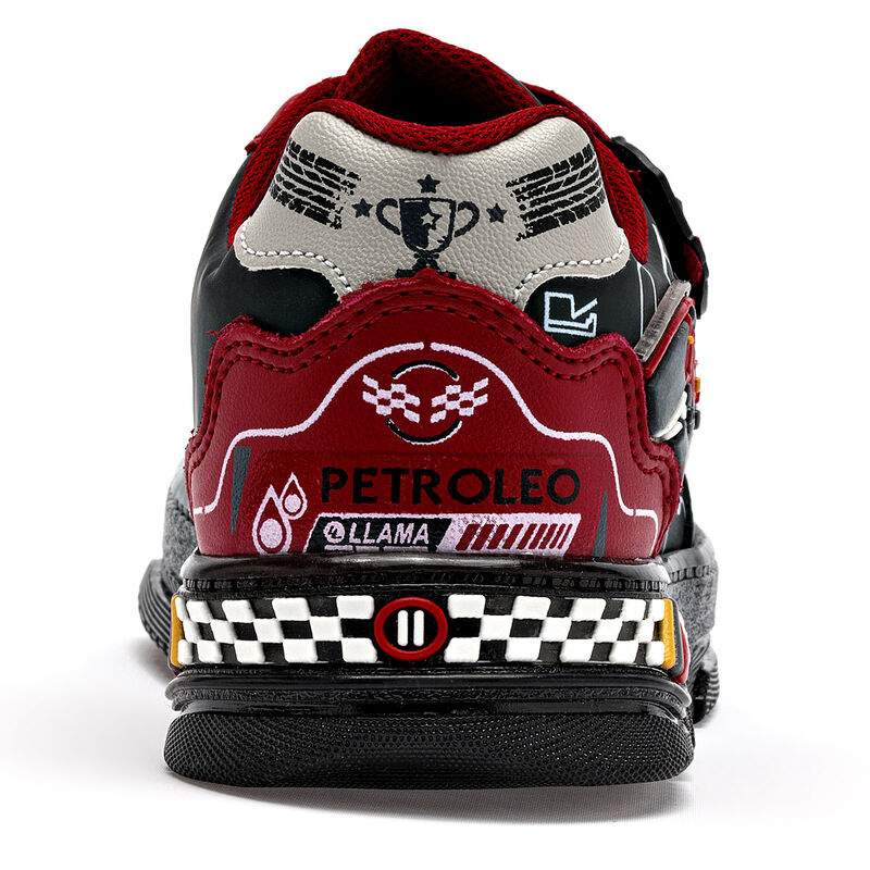 On Kids tenis para ni&ntilde;o  negro rojo cod 140997-... image number null