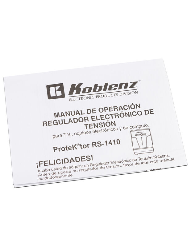 Regulador Koblenz RS-1410 de 1410VA/700W con 8 ... image number null