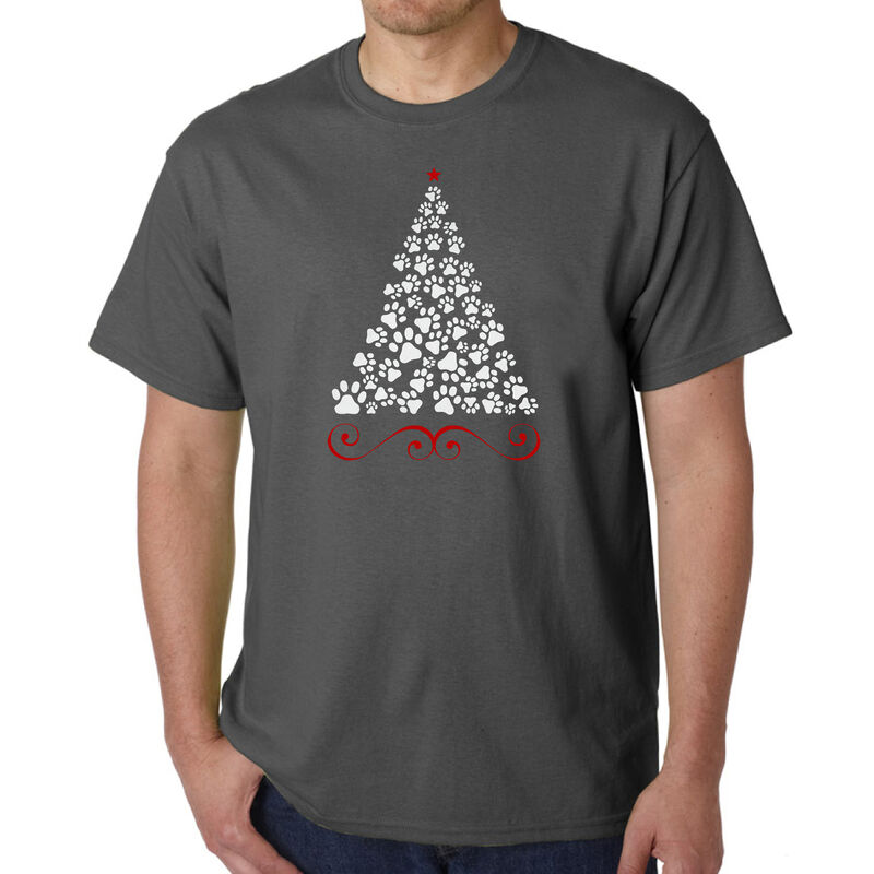 Camiseta Word Art Para Hombre - &Aacute;rbol De Navida... image number null