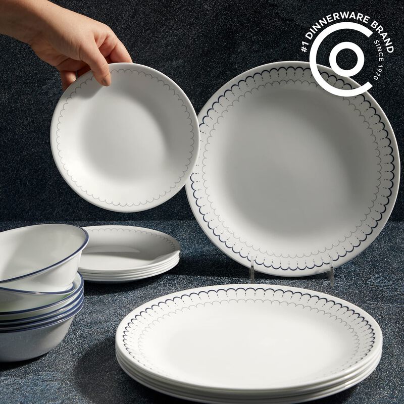 Juego De Vajilla Corelle Caspian De 18 Piezas P... image number null
