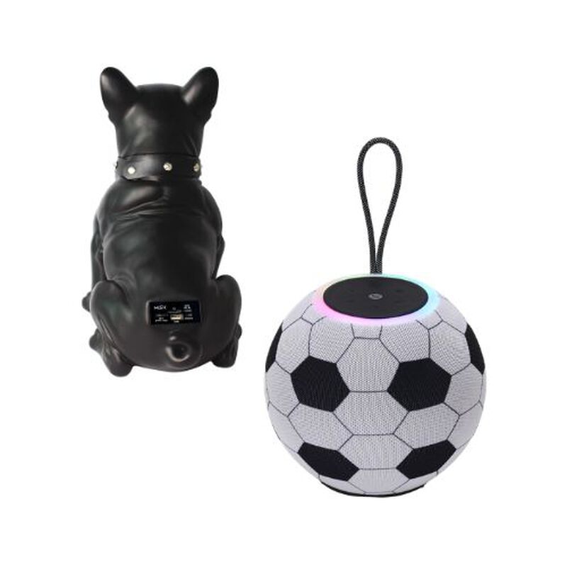 Kit Misik 2 Bocinas Bluetooth Ms299 Negro Bulld... image number null