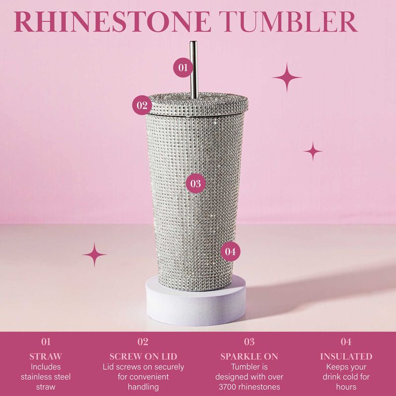 Vaso T&eacute;rmico Paris Hilton 510 ml Plateado Con S... image number null