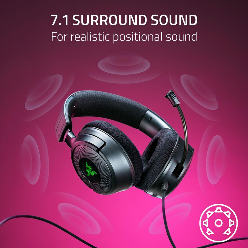 Auriculares Para Juegos Razer Kraken V4 X Con C... image number null