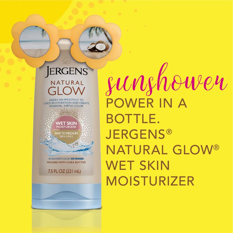 Loci&oacute;n De Ducha Jergens Natural Glow Para Piel ... image number null