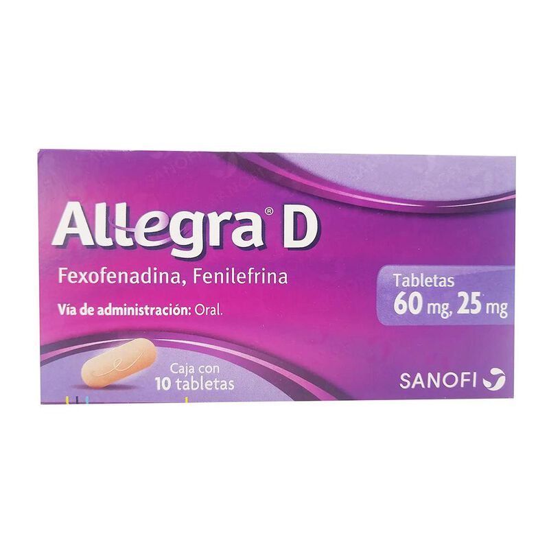 Allegra-d Nf Retard 60 Mg/25 Mg 10 Tableta(s) image number null