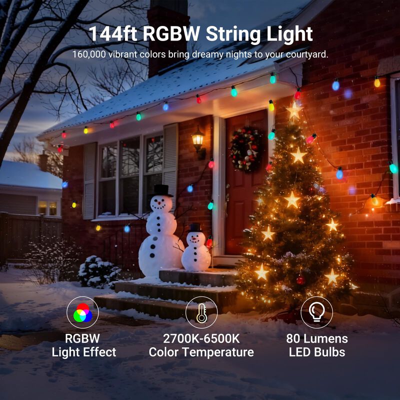 Luces Led De Cadena Neewer 45 m Inteligentes Rg... image number null