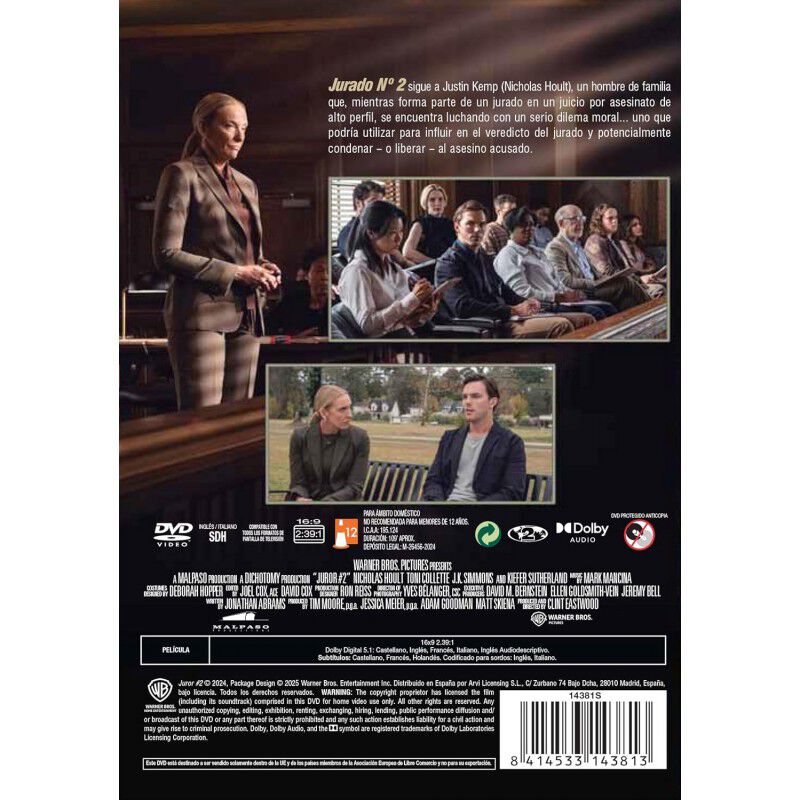 Jurado No. 2 [DVD] (2024) image number null