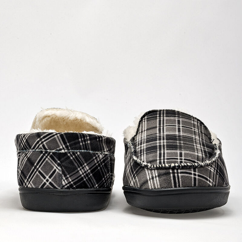 Mora Confort Pantufla para hombre negro gris image number null