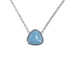 Luckyly Collares Mujer Acero Inoxidable, Cuarzo O Amatista