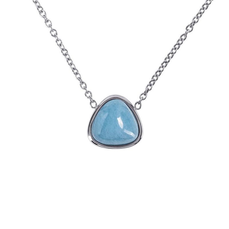 Luckyly Collares Mujer Acero Inoxidable, Cuarzo... image number null