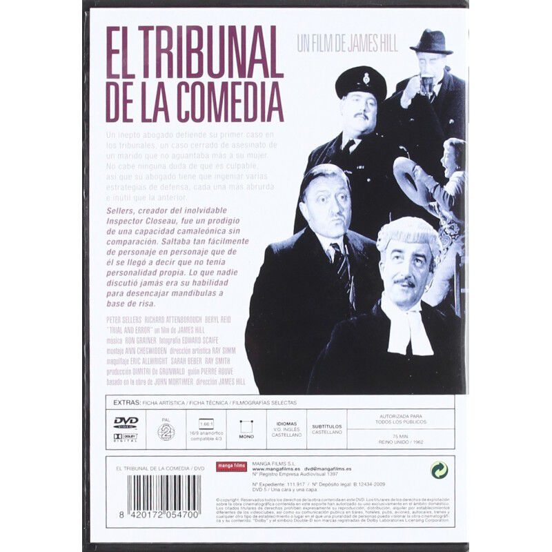 El Tribunal De La Comedia [dvd] image number null