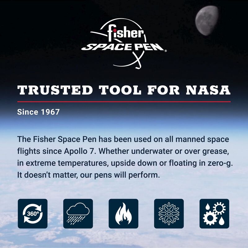 Pluma Fisher Space Shuttle Con Acabado Cromado ... image number null