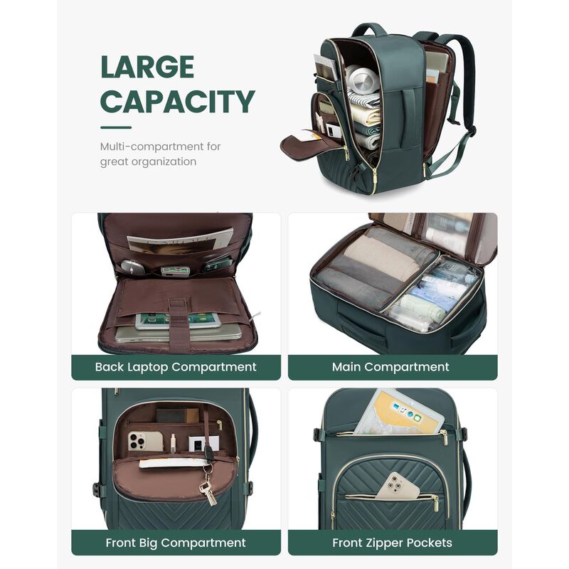 Mochila Lovevook 40L Impermeable para Laptop 17... image number null