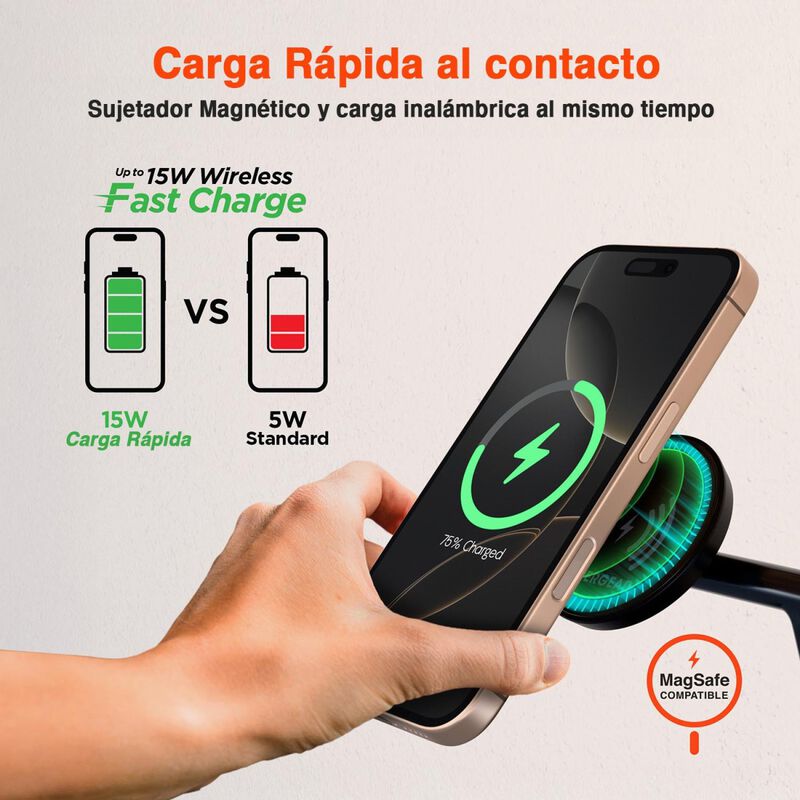 Base De Carga Hypergear Inal&aacute;mbrica Qi 3en1 Par... image number null