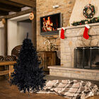 &Aacute;rbol Navide&ntilde;o Pino Ramas Montables Negras Altura 1.50 m Artificial Pl&aacute;stico Resistente