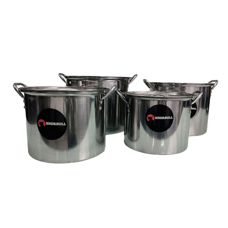 Juego de ollas con tapa Acero Inoxidable 8 pz E... image number null