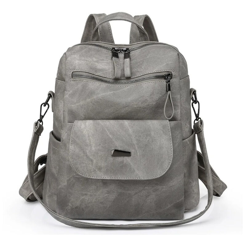 Mochila Antirrobo Gris para Mujer Casual image number null