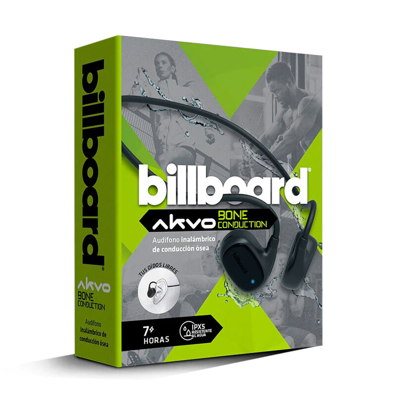 Billboard Aud&iacute;fonos Inal&aacute;mbricos Akvo Bone Negr... image number null