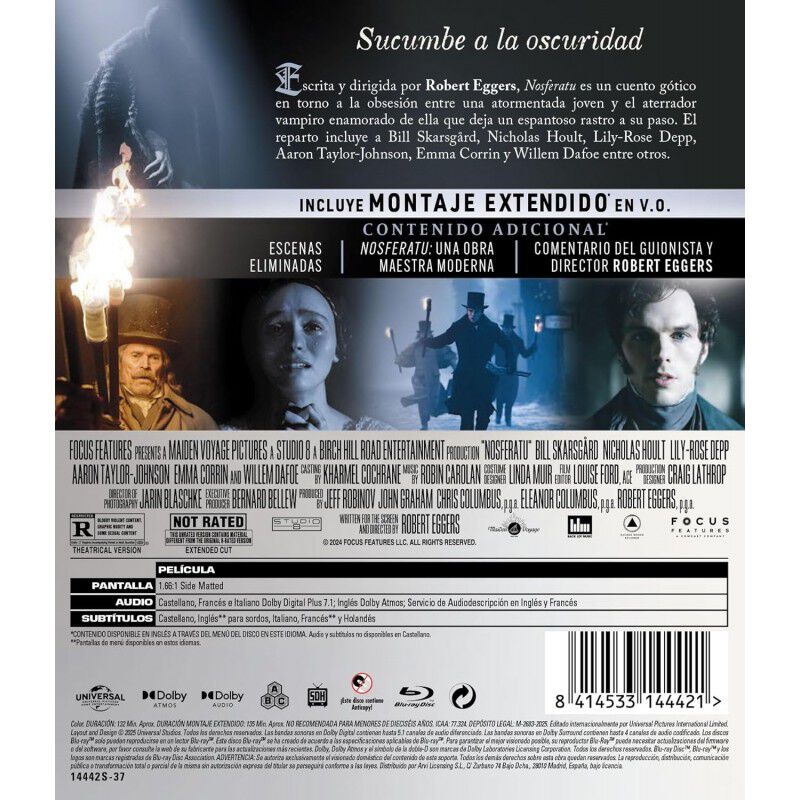 Nosferatu [Blu-ray] (2024) image number null