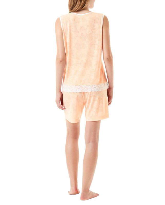 Pijama Devorado para Mujer Naranja image number null