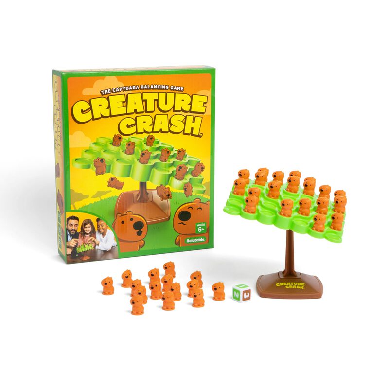 Juego Creature Crash&trade; De Relable Capybara Balan... image number null