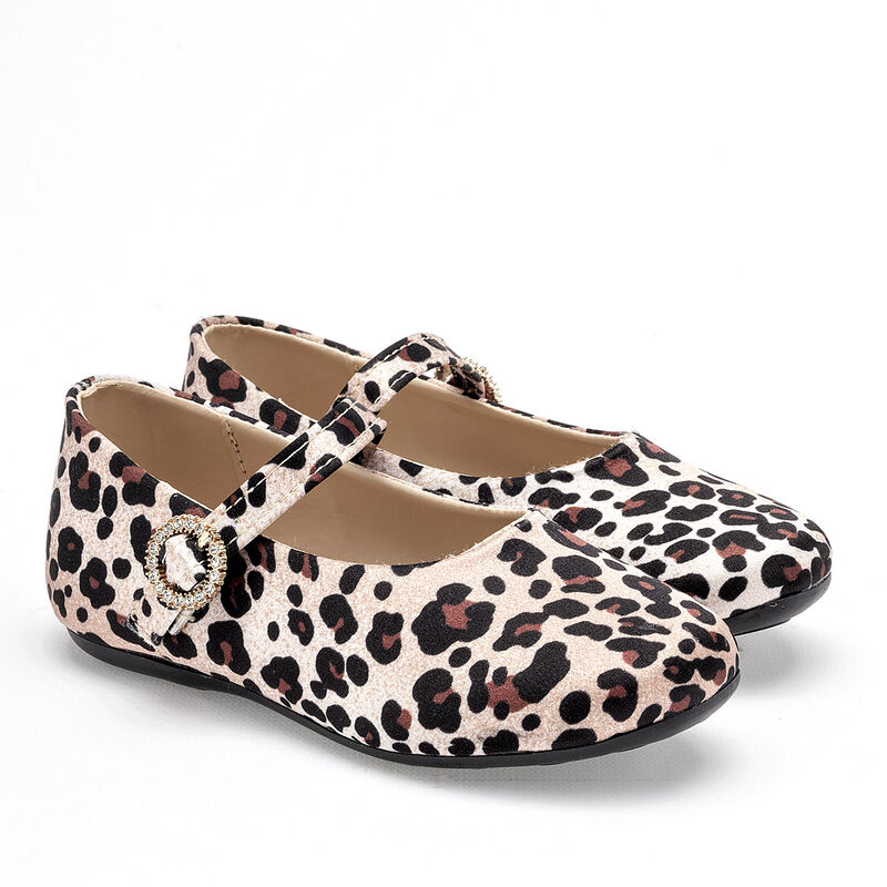 Trencitas Balerina para ni&ntilde;a. Beige negro caf&eacute; image number null