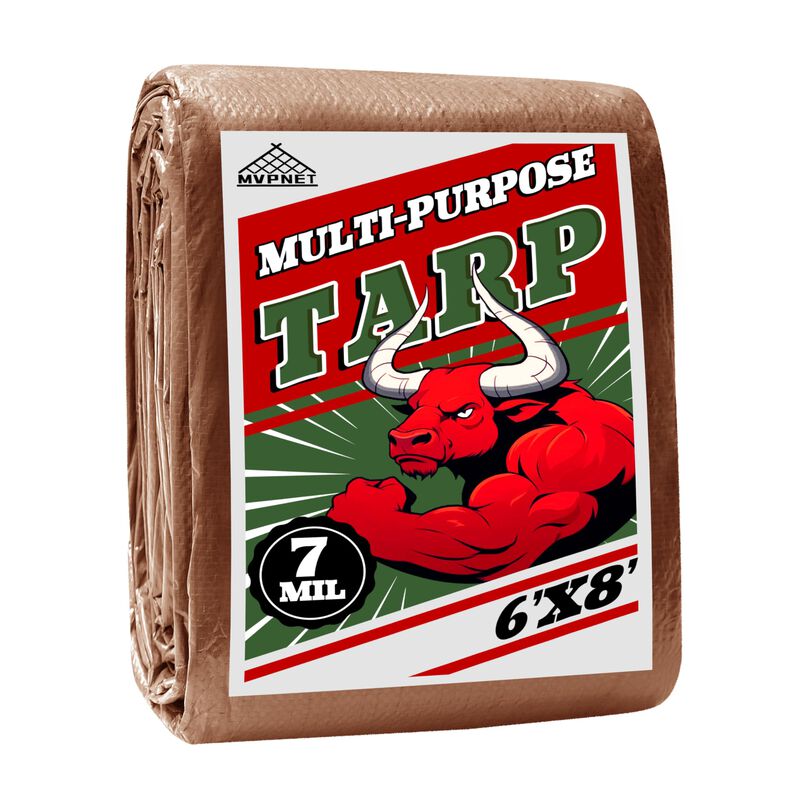 Lona Mvpnet 100% Impermeable De 6 X 8 Pies Con ... image number null