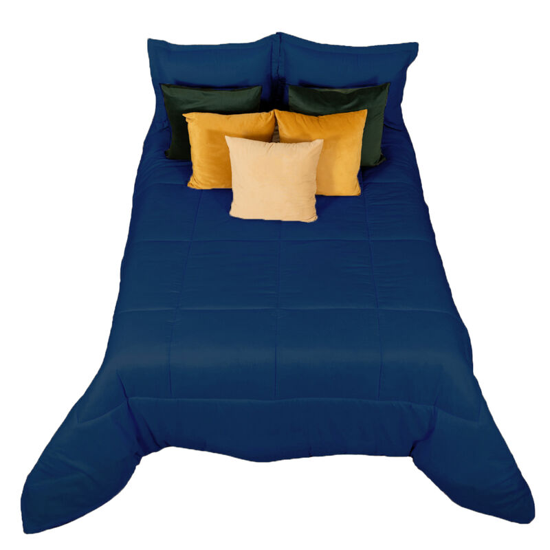 Edredon Duvet Santorini Matrimonial Marino/Gris... image number null