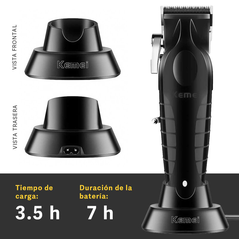Combo De Barber&iacute;a Kemei Km-2299 Trimmer + Km-22... image number null