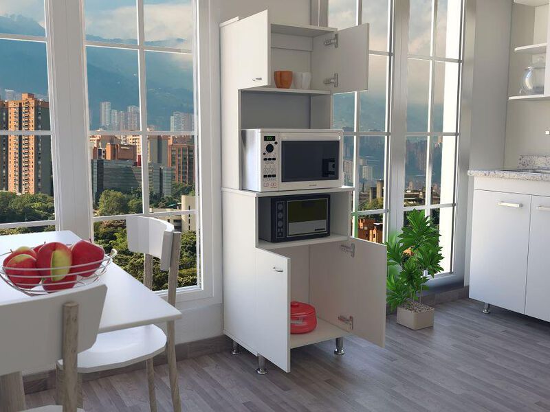 Mueble Alacena Fenix Blanco Virtual Muebles image number null