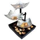 Fuente de Agua de Relajaci&oacute;n  Iluminada con LED y Piedras Naturales Bluelander