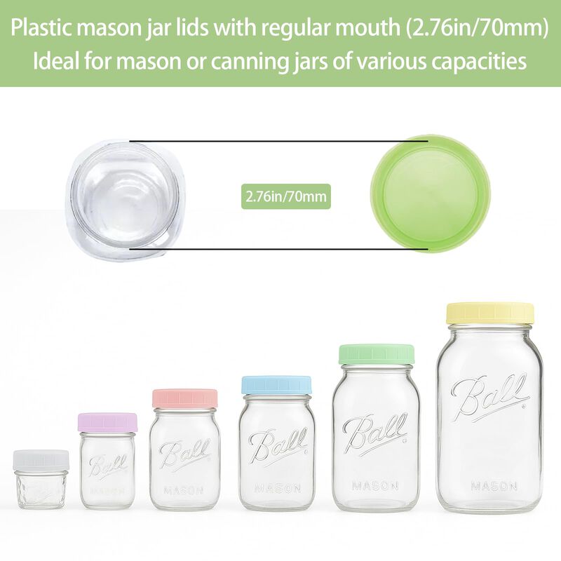 Tapas Para Tarros Mason Aitoper - Pack De 9 (Bo... image number null