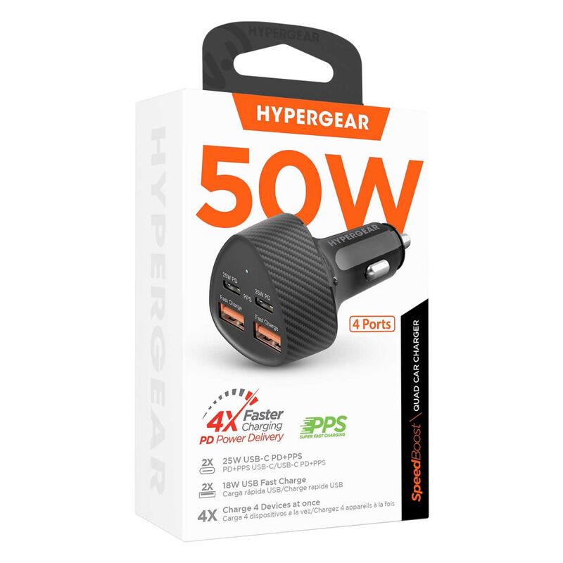 Cargador para Auto Plug In HYPERGEAR 50W ultra ... image number null