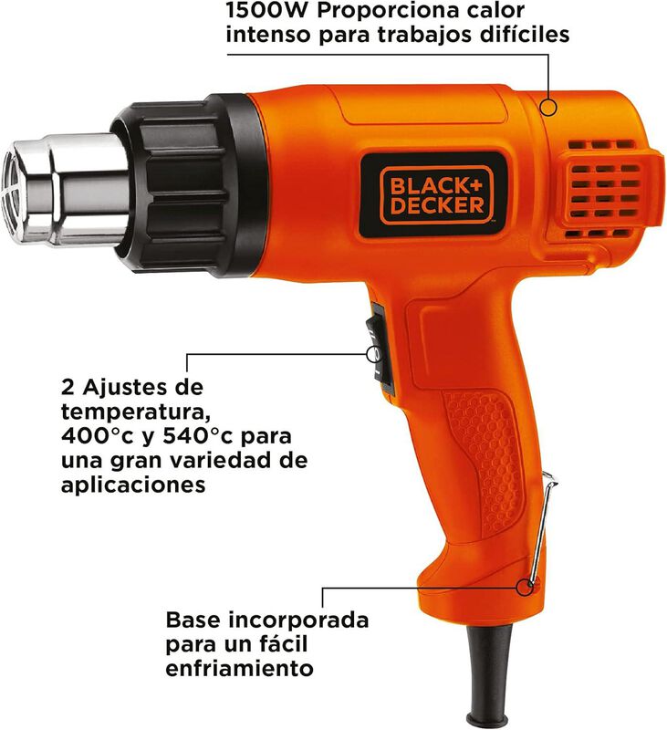 Pistola De Calor Black Mas Decker 1500w Profesi... image number null
