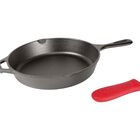 Skillet Lodge De Hierro Fundido De 30 Cm Con Mango De Silicona