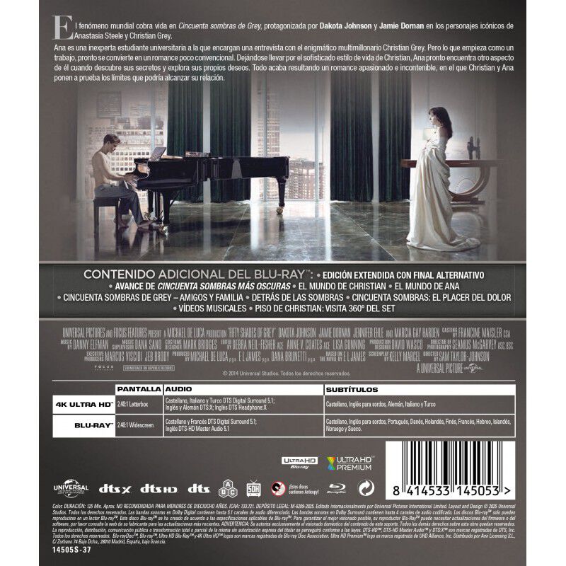 Cincuenta Sombras De Grey (Edici&oacute;n 2025) [4K UH... image number null