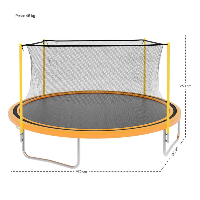 Trampolín Brincolín 4.2m Reforzado Rudo Tumblin... image number null