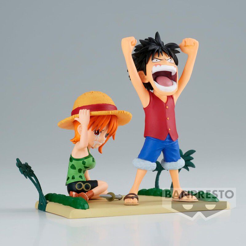 Figura Monkey D. Luffy & Nami One Piece Log Sto... image number null
